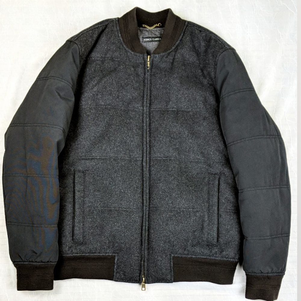Vince Camuto Wool Puffer Jacket Size Large
